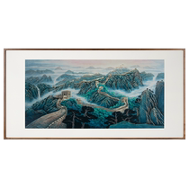 The bronze master hand-carved the bronze painting United Wills United Great Wall Living Room Entrance Background Wall Decoration Painting