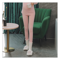 Maternity autumn pants spring and autumn inner wear pajama pants linen pants autumn and winter mid-velvet cotton pants leggings warm pants
