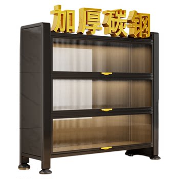 A must-have for storage! no-punch microwave storage rack