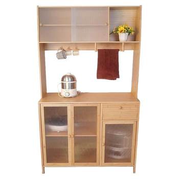 Baby feeding table storage cabinet baby products storage rack household floor-standing large capacity storage cabinet sideboard