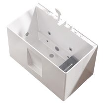 Dongpeng Bathroom New Constant Temperature Heated Surf Massage Bathtub Deep Soaking Small Household Acrylic Japanese Style One-piece