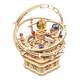 Ruotai Ruoke mechanical music box wooden music box diy hand-assembled beloved carousel heart-warming gift