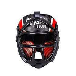Fully Enclosed Boxing Helmet for Children and Adults, Fighting and Sparring Face Protection, Full Protective Face Shield, Monkey Face Headgear, Taekwondo