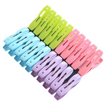Windproof small clip towel clothes multi-clip hanger
