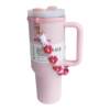 Hand-woven sports water bottle portable rope convenient daisy