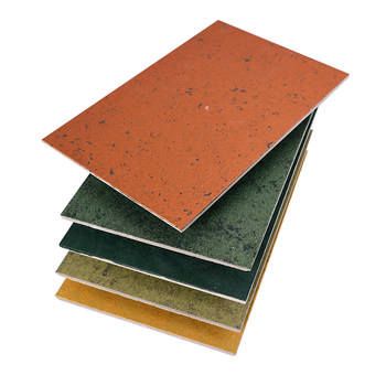 Artistic gilt plate rust patina plate factory direct sales