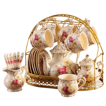 European coffee cup set home wedding gift