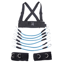 Track and field jumping trainer strap-assisted running resistance rope pulling basketball lower limb leg tension rope explosive force