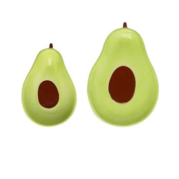 Avocado cartoon salad bowl nordic tableware plate
