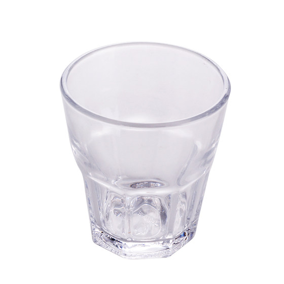 Steel glass beer glass household creative drinking cup water cup commercial octagonal cup small KTV bar dedicated