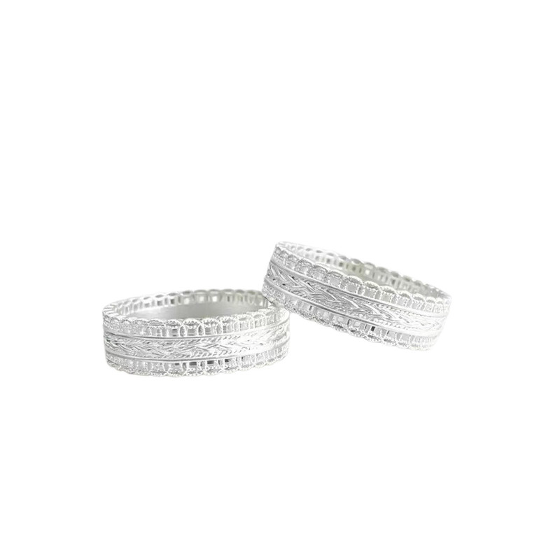 Pure silver 9999 ring closed new Chinese style