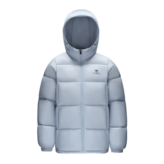 Camel sports down jacket for men and women short winter windproof thickened warm 90 white duck down jacket coat top