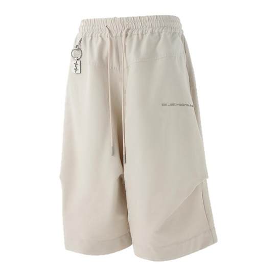 BJHG不计后果休闲短裤男款夏季2025新款直筒宽松运动简约七分裤子