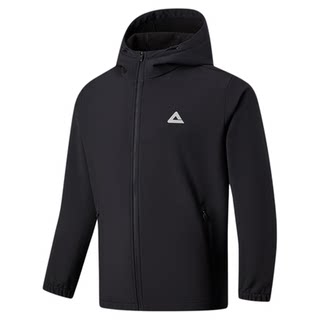 匹克运动风衣男女同款2025新款连帽外套防风防水加绒加厚户外服