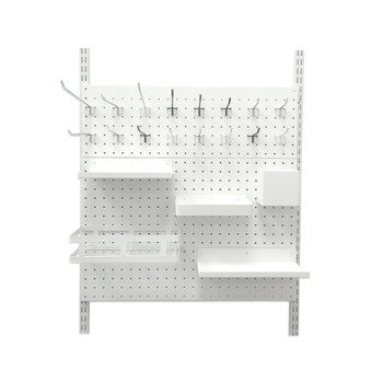Factory direct sales hole plate hook hole distance 2.5cm for suitable shelves special diy bookshelf storage accessories