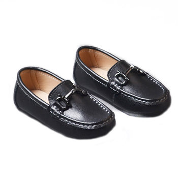 Children's shoes and leather shoes 25 spring and autumn cowhide soft sole soft face boy little boy pedals genuine leather teenager performance leather shoes