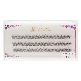 Menglu fish tail style single cluster false eyelashes of the same style as Yu Shuxin