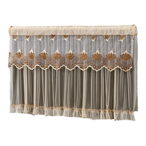 New model of TV cover that does not need to be removed when turned on dustproof lace embroidery LCD desktop hanging TV cover