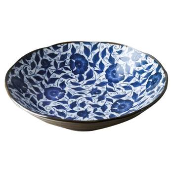 Minoyaki japanese ceramic dumpling sushi pasta dish