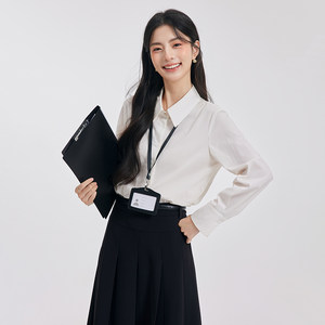 达佳诗白色职业衬衫女2026新款正肩面试正装上衣职场女士短袖衬衣