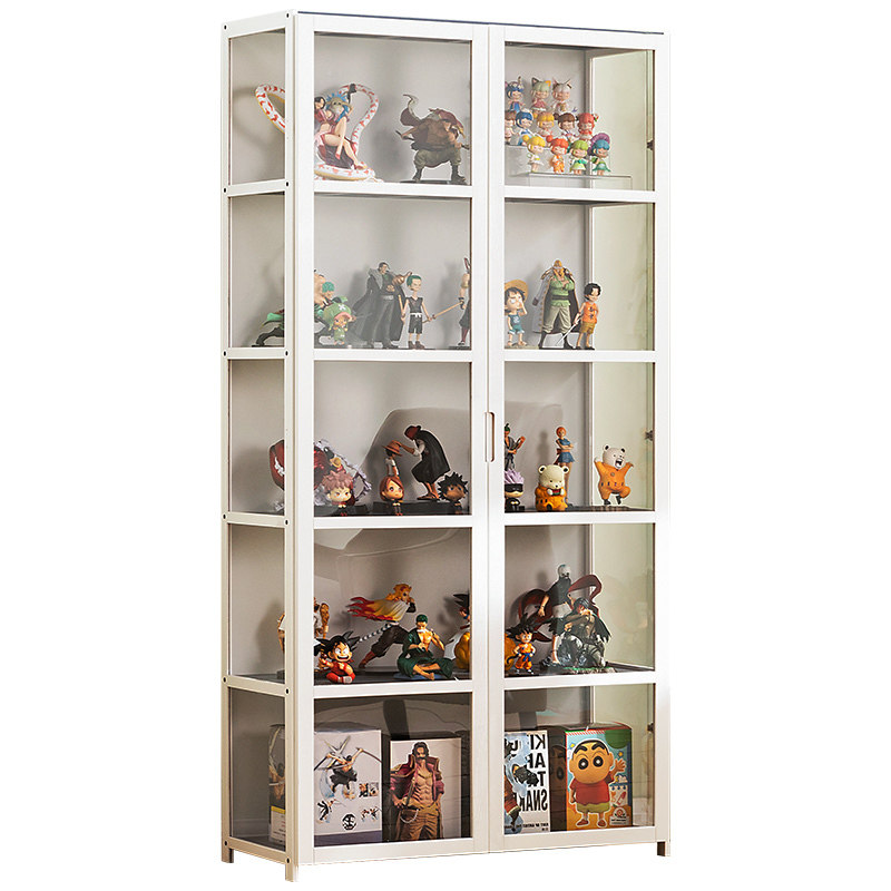 Hand-made display cabinet transparent imitation glass household storage cabinet model toy storage display cabinet display stand
