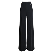 Danbaoluo modern dance trousers professional dance trousers Zhigong woolen fabric drapey and stylish ballroom dance trousers