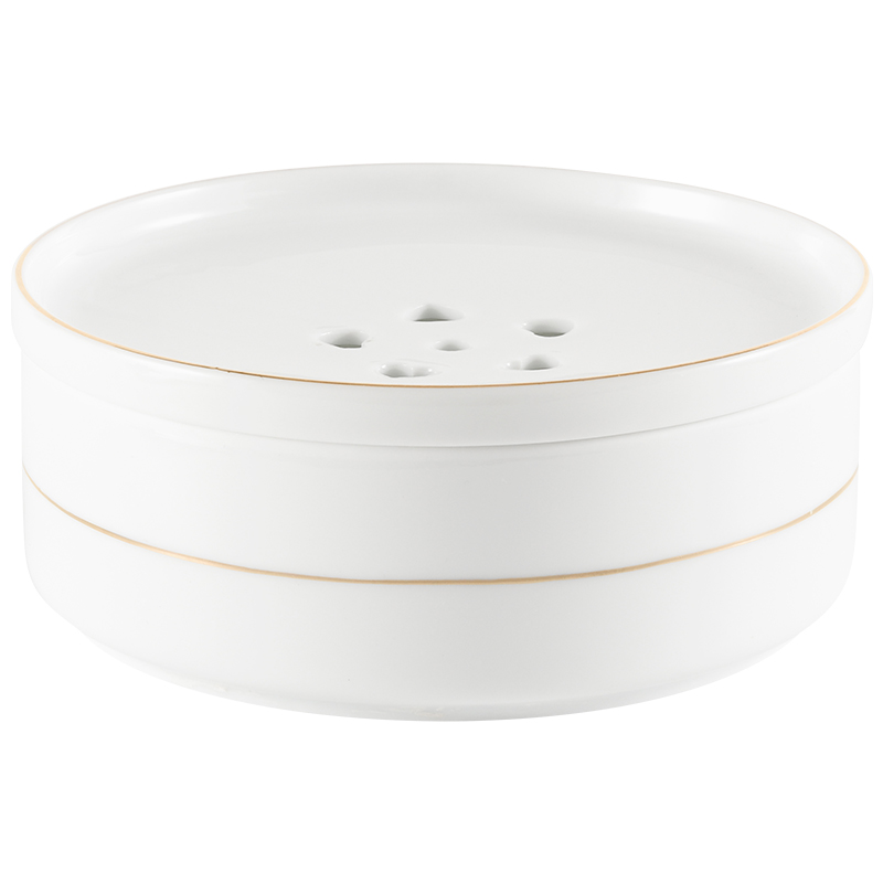 Travel tea set portable luxury gold drawing