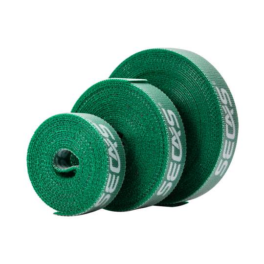 Computer Velcro cable management with color grid