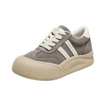 Belle women's shoes thick-soled plus velvet casual sneakers new cotton shoes snow boots high-top breadboard shoes e6x1ddm5