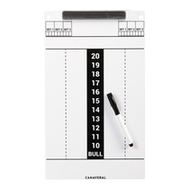 Decathlon dart scoreboard is practical easy to wipe and comes with a pen holder scoreboard OVTD