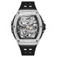 Officially Certified Mechanical Silver Dragon Men's Mechanical Watch