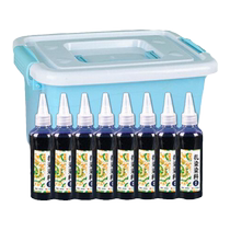 Intangible cultural heritage tie-dye pigment handmade diy material bag dye tool canvas bag square towel student dye cyanotype