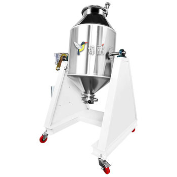 Suitable for mixing various dry powders evenly and quickly discharged