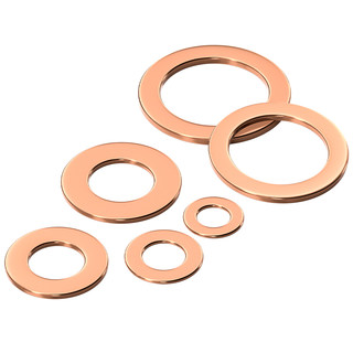 Copper flat washers with high temperature resistance