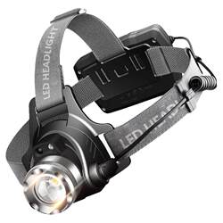 Headlamp with Strong Light, Rechargeable, Ultra-Bright, Head-Mounted, for Night Fishing, Sensor, Ultra-Light, Small Size, Household, Mining Led Flashlight, Hernia