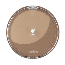 (Self-operated) Korean romand two-color contouring palette official shadow powder nose shadow silhouette powder modified highlight oatmeal