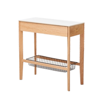 Original original vegetarian solid wood bed tail table living-room entrance door for table Nordic small family Type modern oak XUAN GUAN TABLE L7184