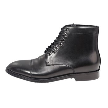 High-top business casual martin boots with round toes, retro and wear-resistant