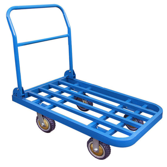 平板车推货车 钢板手推车货车 小推车折叠拉货车 拖车方管车