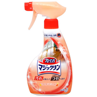 Japanese original imported Kao floor cleaner wood polishing quick-drying bright clean decontamination agent fresh grass fragrance spray