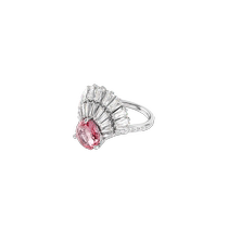 Chualoxich Idyllia Pink Pink Ring Ring Ring Small Crowddesign Luxury