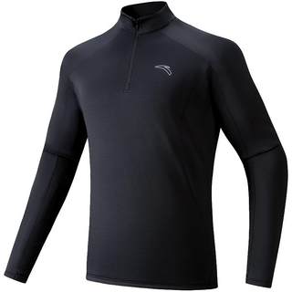 Anta men's breathable fleece running long-sleeved t-shirt