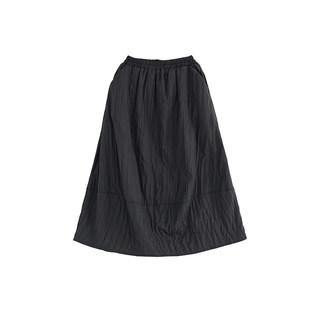 小小大星球童装 立体褶皱肌理纹半身裙 冬日女童夹棉百搭垂感裙子