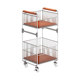 High-looking layered storage trolley storage rack