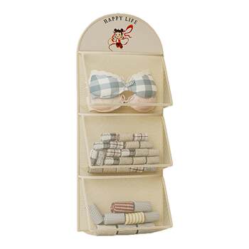 Sock storage hanging bag dormitory wardrobe underwear
