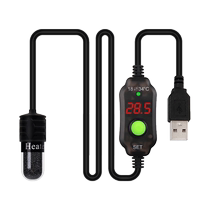 Small fish tank mini USB heating rod automatic constant temperature quartz explosion-proof miniature turtle small intelligent temperature control device
