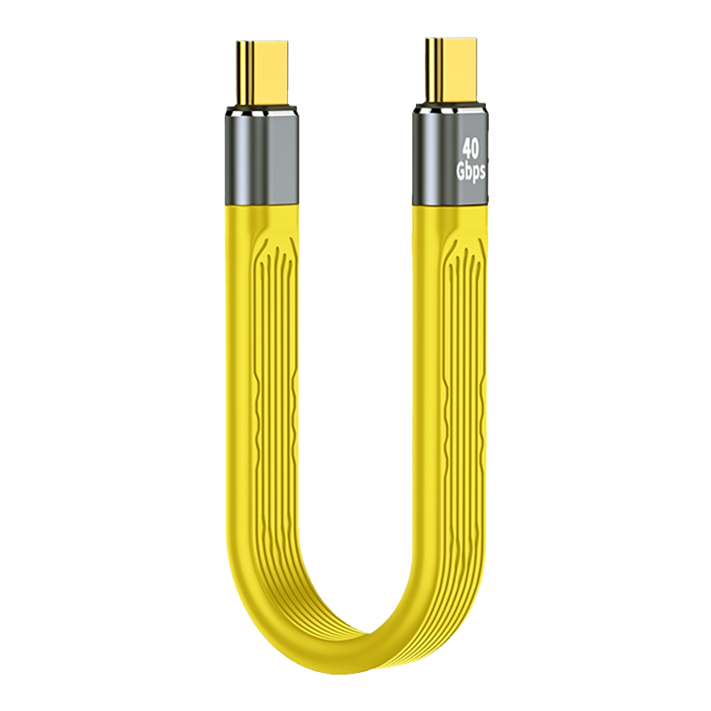 双头TYPEC数据线USB3.1Gen2公对公转母USB延长短线高速固态移动硬盘usb4连接电脑传输OTG转接线100W充电雷电3