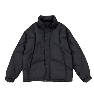 Men's thickened stand collar white duck down warm down jacket