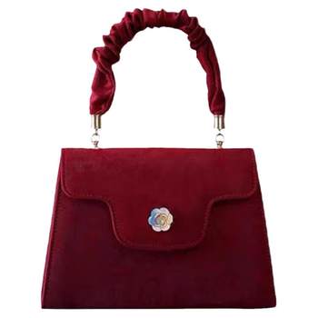 ກະເປົ໋າເຈົ້າສາວກະເປົ໋າເຈົ້າສາວປີ 2021 ແຟຊັ່ນໃໝ່ລະດູຮ້ອນ camellia high-end wedding handbag pearl bag