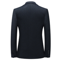 Luo Meng Mens Business Uniform Suit 2024 Autumn New Professional Workwear Commuting Simple Versatile Suit Jacket